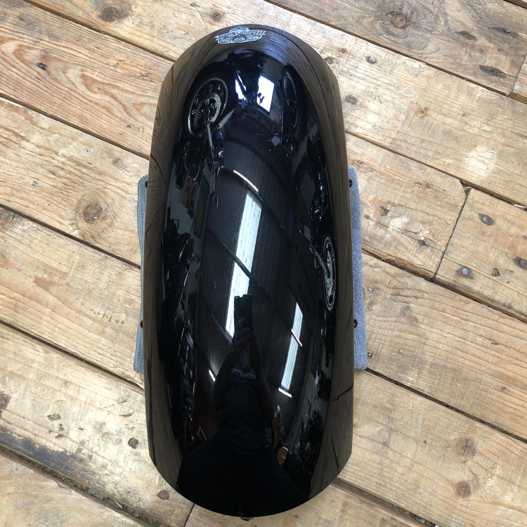 Indian Scout Bobber / Rogue front mudguard in Onyx Black